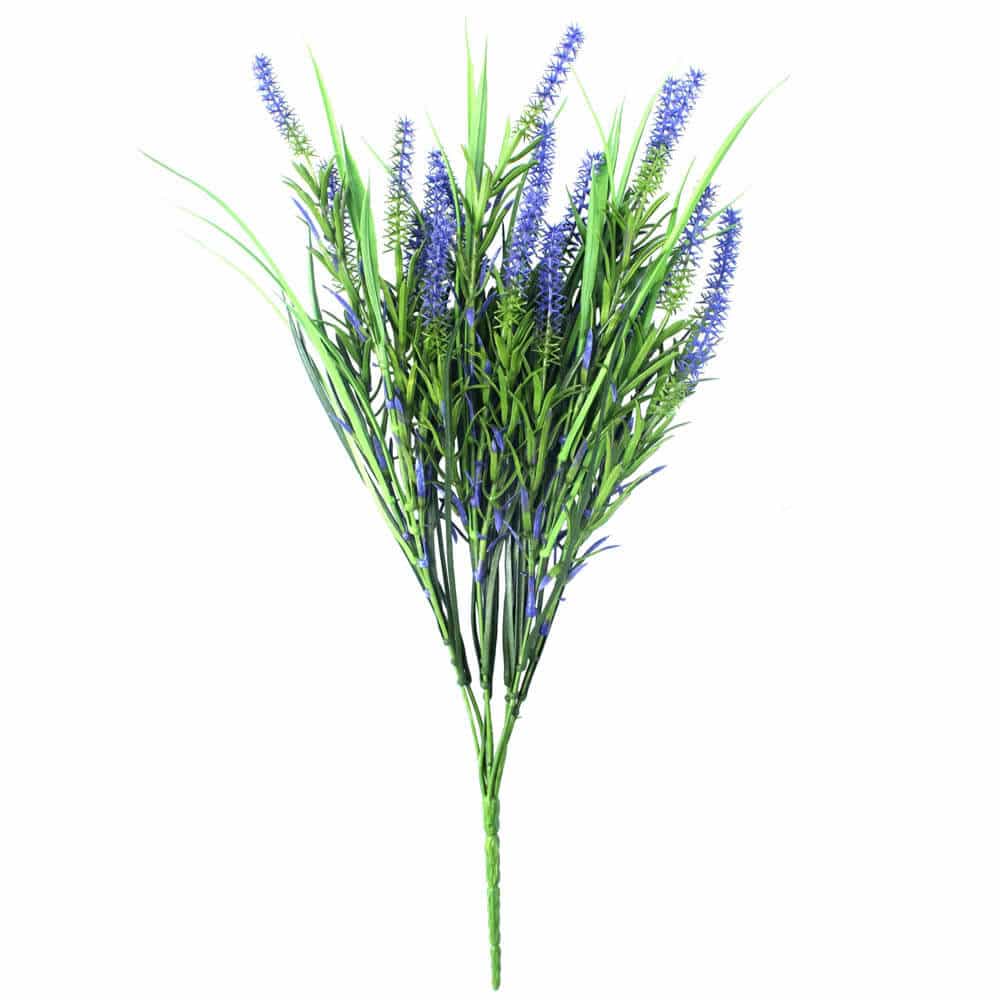 5 Pack Long Stem Purple Lavender Plant 50cm UV Resistant Wall Plant
