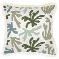 Cushion Cover-Coastal Fringe-Seaweed-45cm x 45cm