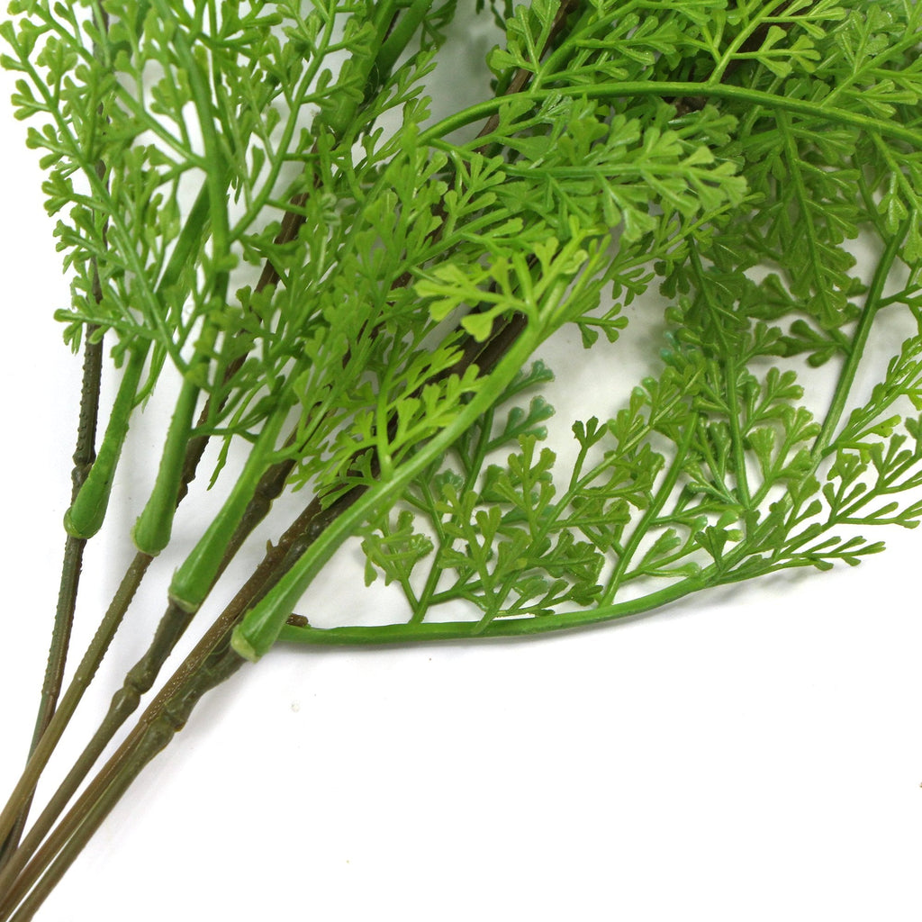 80cm Hanging Fresh Green Dense Maiden Hair Fern Bush UV Resistant