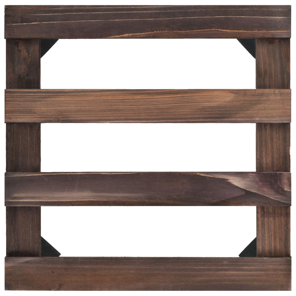 NNEVL Plant Rollers 4 pcs Cedar Wood 25x25 cm