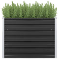 NNEVL Garden Raised Bed Anthracite 100x40x77 cm Galvanised Steel