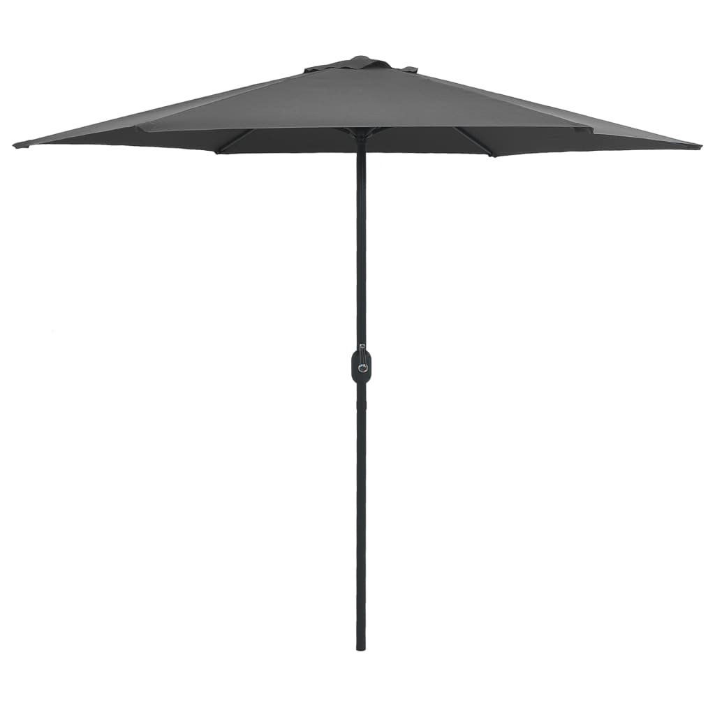 NNEVL Outdoor Parasol with Aluminium Pole 270x246 cm Anthracite