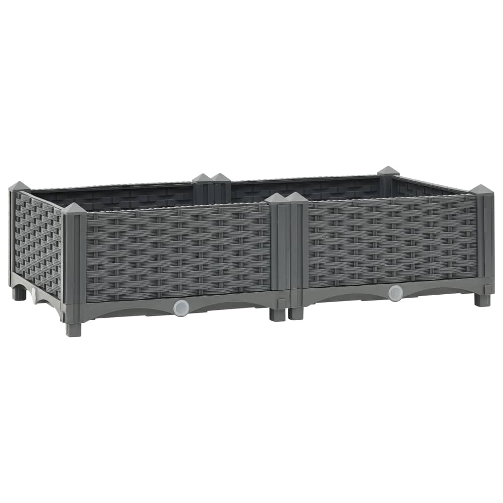 NNEVL Raised Bed 80x40x23 cm Polypropylene