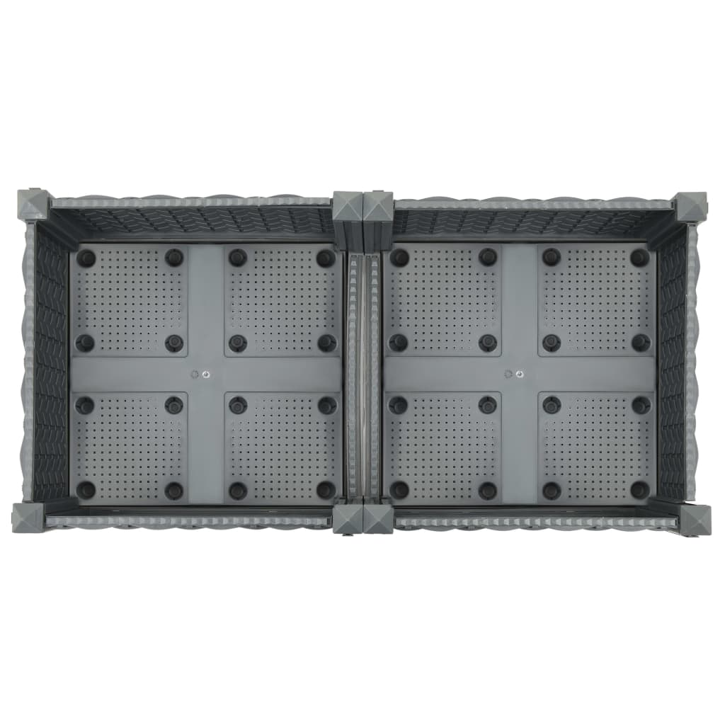 NNEVL Raised Bed 80x40x23 cm Polypropylene