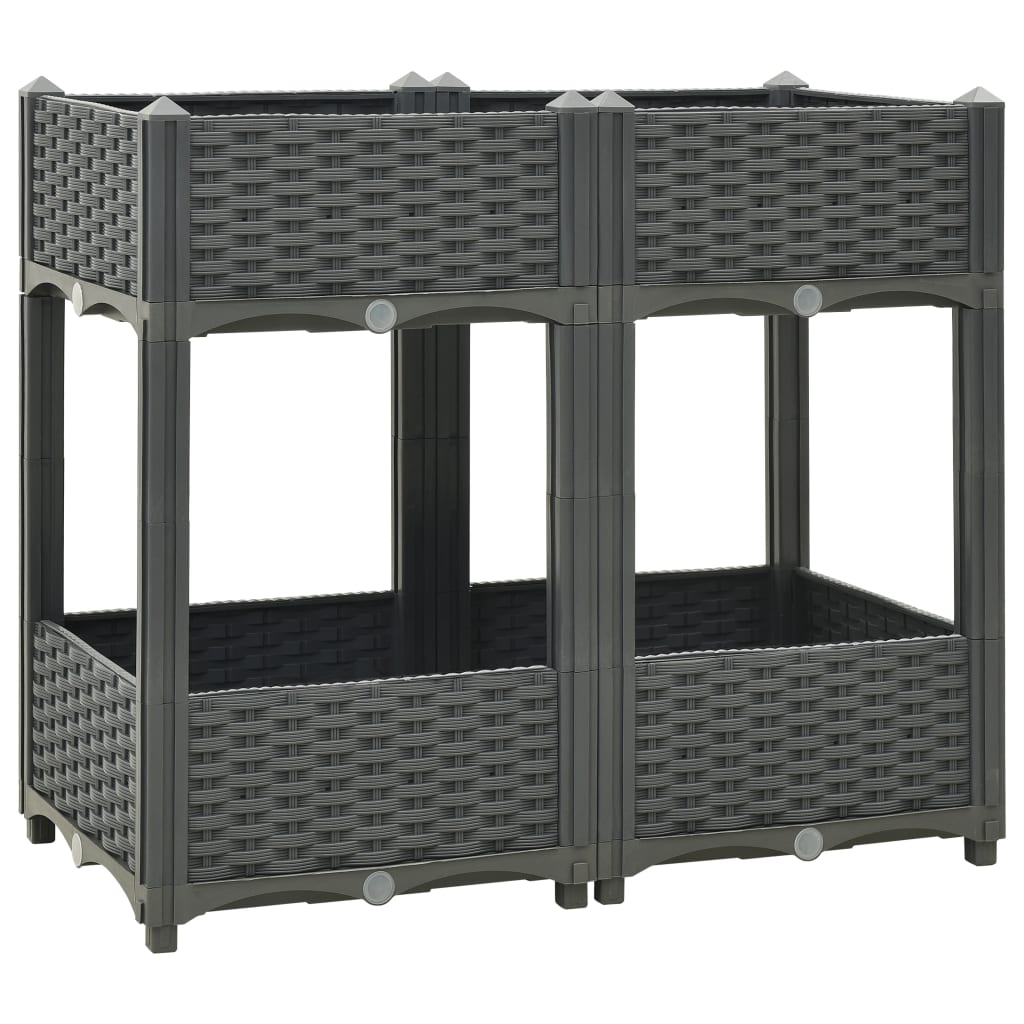 NNEVL Raised Bed 80x40x71 cm Polypropylene