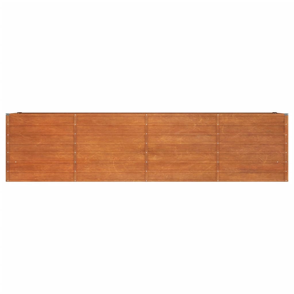 NNEVL Garden Raised Bed Rusty 320x80x77 cm Corten Steel