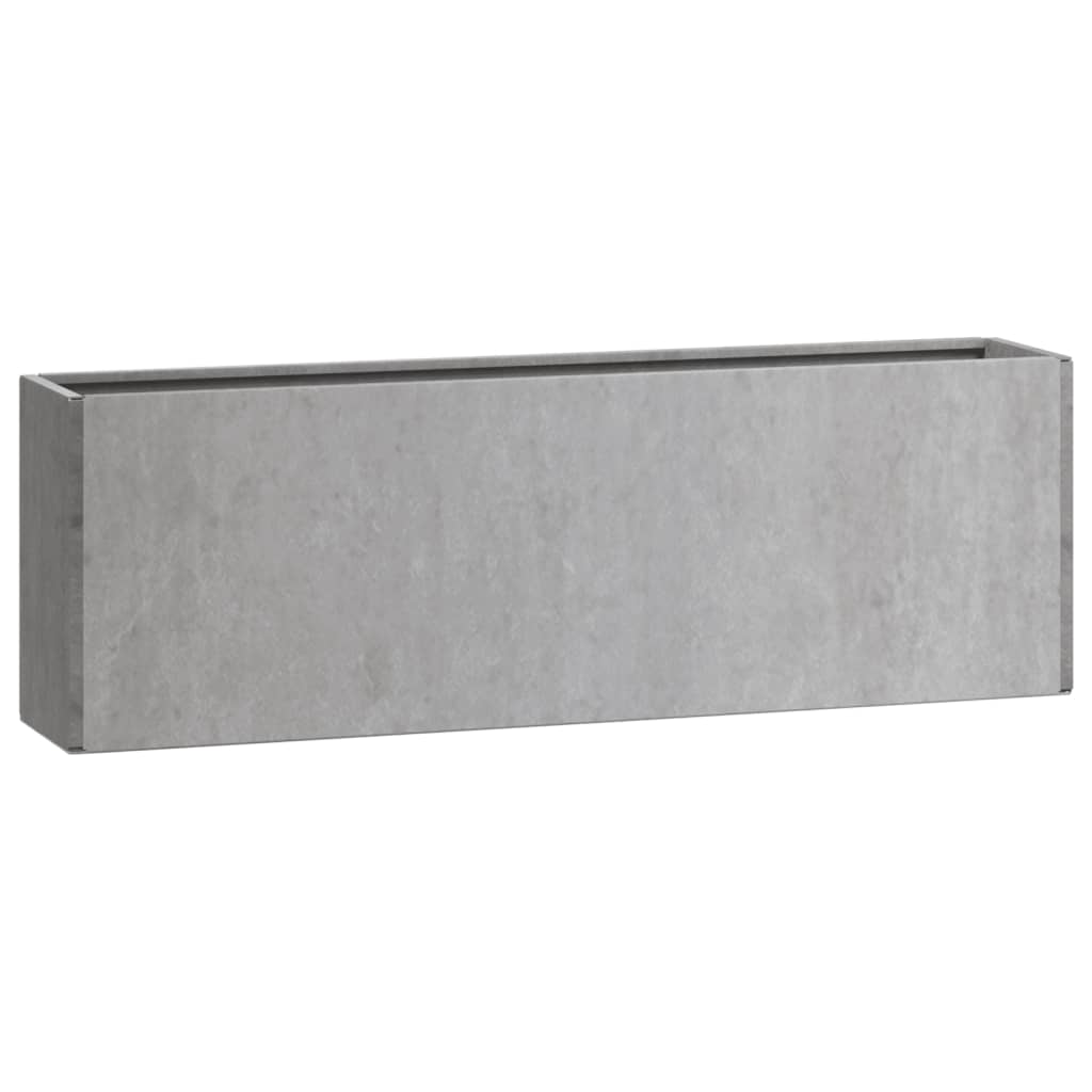 NNEVL Wall Planters 2 pcs Rusty Corten Steel 53x10x17 cm