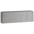 NNEVL Wall Planters 2 pcs Rusty Corten Steel 53x10x17 cm