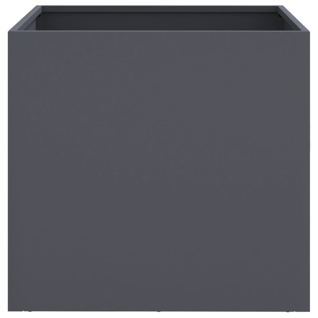 NNEVL Planters 2 pcs Anthracite 49x47x46 cm Steel