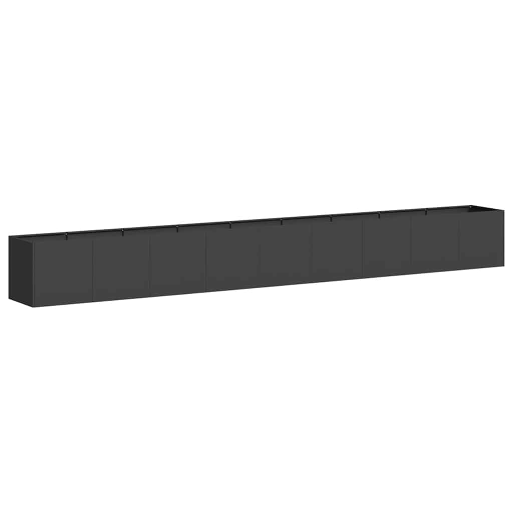 NNEVL Planter Black 360x40x40 cm Cold-rolled Steel