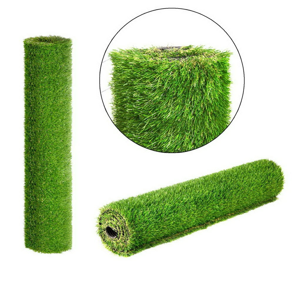 NNEDSZ Synthetic 30mm  1.9mx5m 9.5sqm Artificial Grass Fake Turf 4-coloured Plants Plastic Lawn