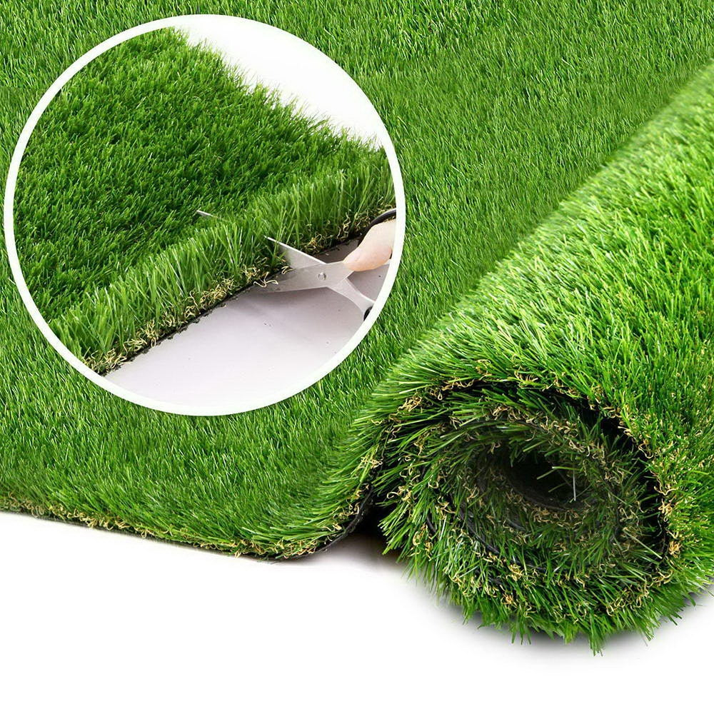 NNEDSZ Synthetic 30mm  1.9mx5m 9.5sqm Artificial Grass Fake Turf 4-coloured Plants Plastic Lawn