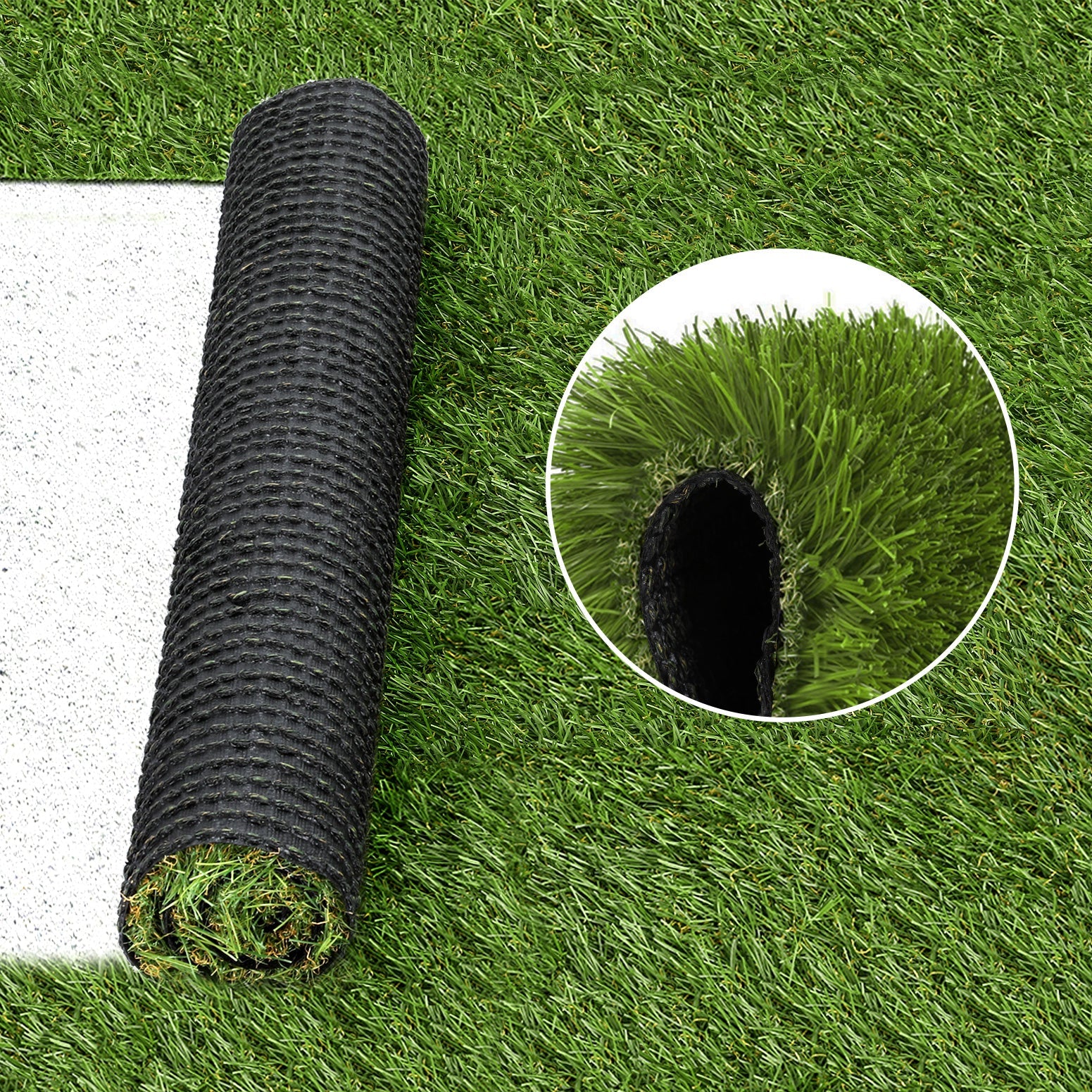 NNEDSZ Artificial Grass 30mm 2mx5m 50SQM Synthetic Fake Lawn Turf Plastic Plant 4-coloured