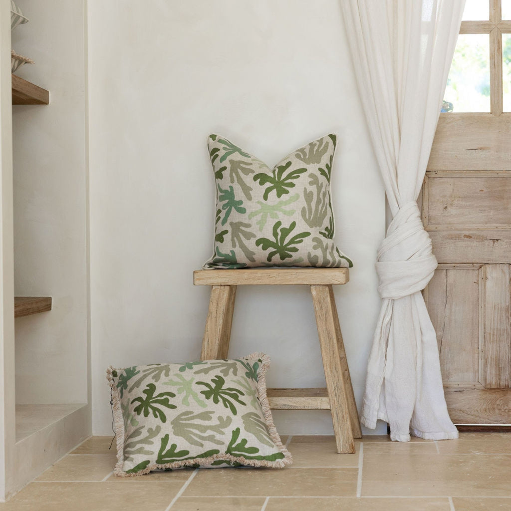 Cushion Cover-With Piping-Seaweed-45cm x 45cm
