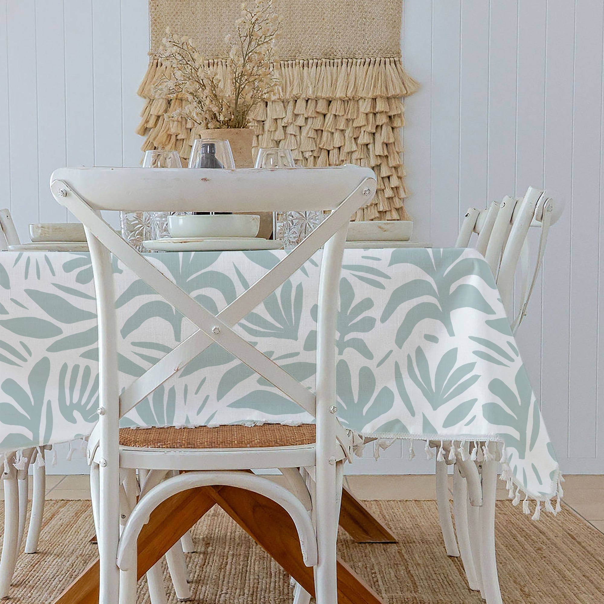 Tablecloth-Tahiti Seafoam-250cm x 142cm