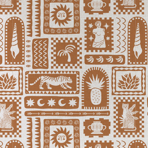 Cushion Cover-With Piping-Naxos Rust-60cm x 60cm