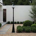 Victorian Garden Lamp Post - Black