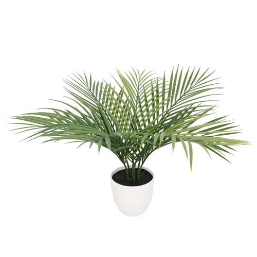 Artificial Areca Palm 50cm - UV Protected Compact Potted Plant