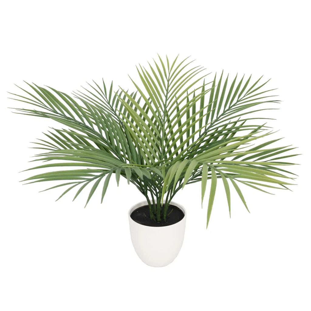 Artificial Areca Palm 50cm - UV Protected Compact Potted Plant