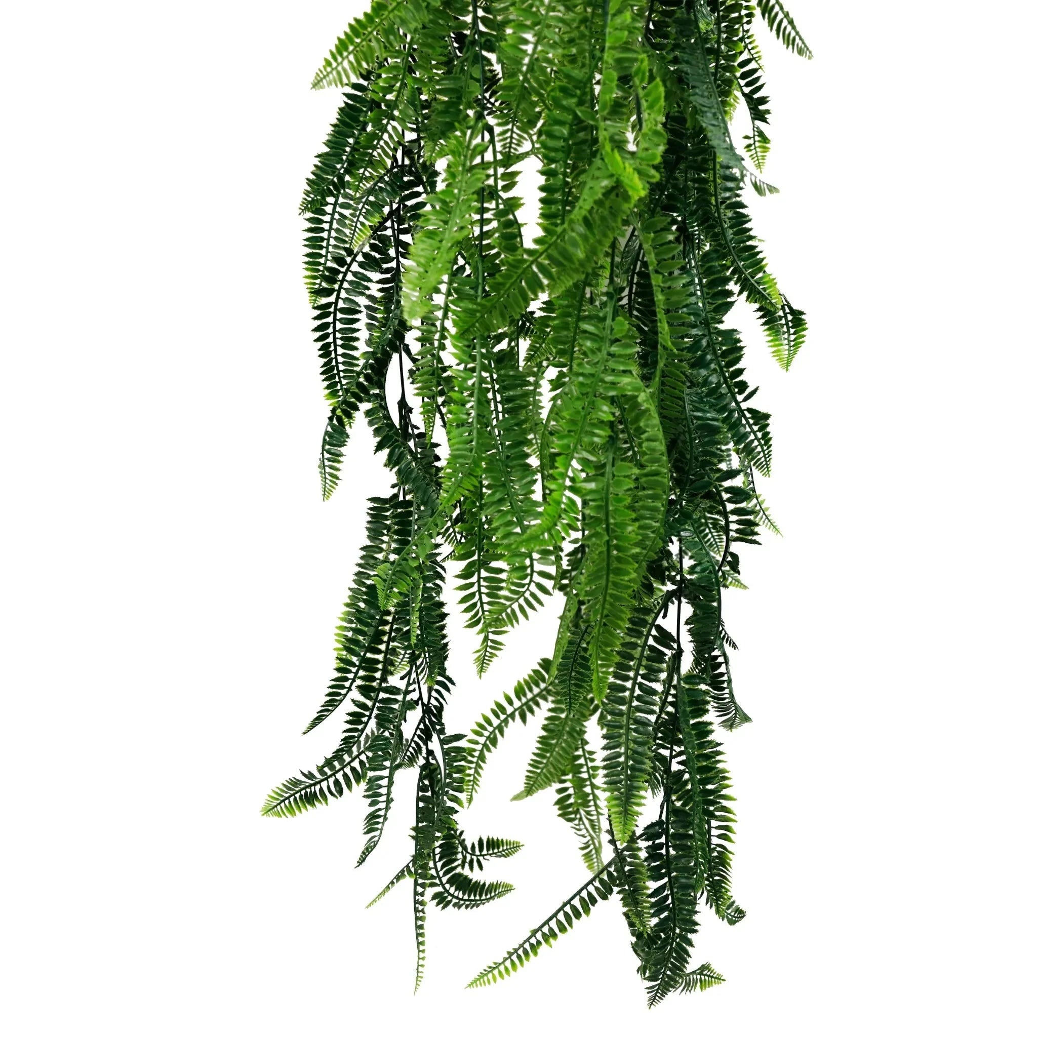 Artificial Lush Fern Hanging Basket UV Resistant (35cm x 125cm)
