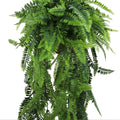 Artificial Lush Fern Hanging Basket UV Resistant (35cm x 125cm)
