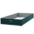NNEDPE Garden Bed 240 x 120 x 30cm Galvanized Steel - Green