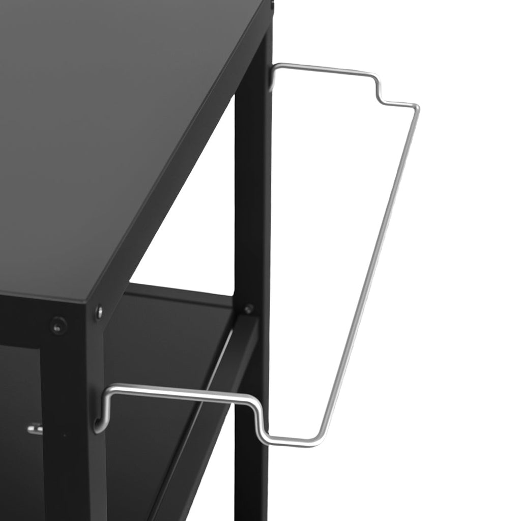Levede Outdoor Kitchen Cart 3 Tier BBQ Grill Cart Mobile Patio Serving Trolley