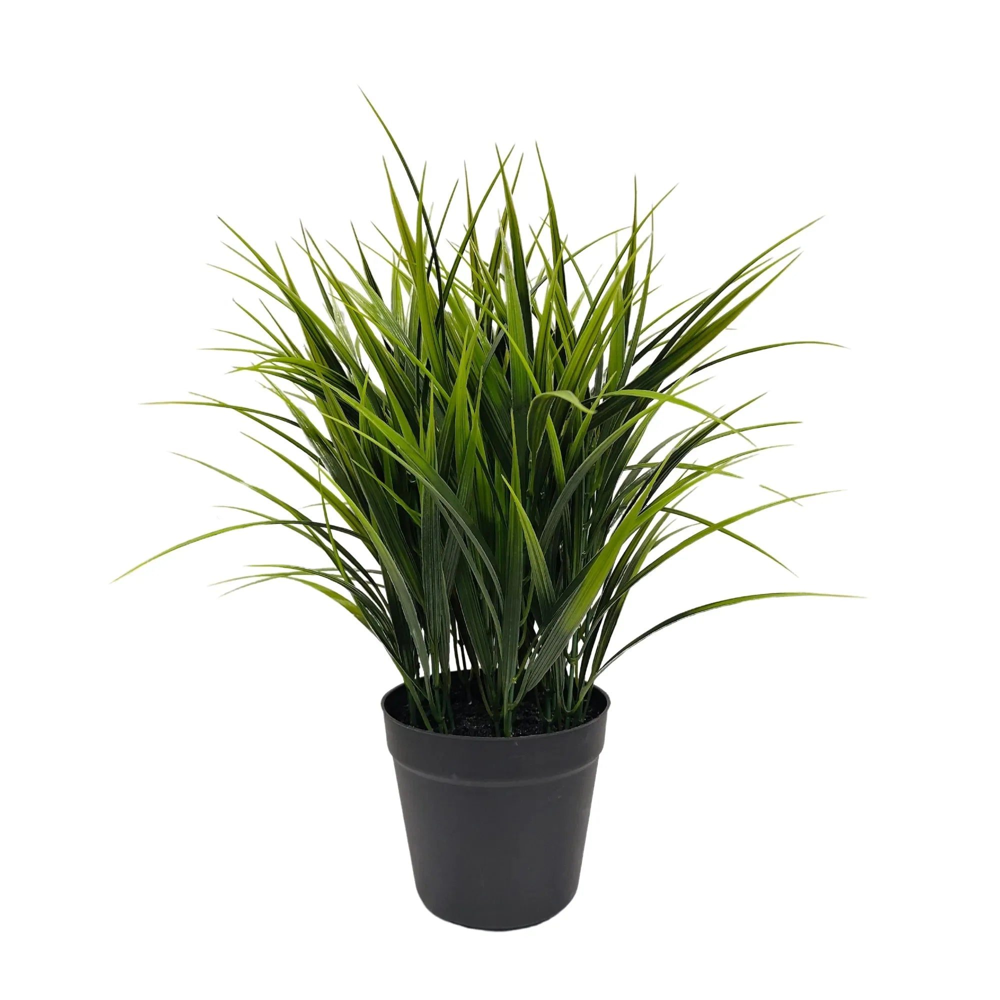 Potted Artificial Grass Plant Dense Green Grass UV Resistant 38cm