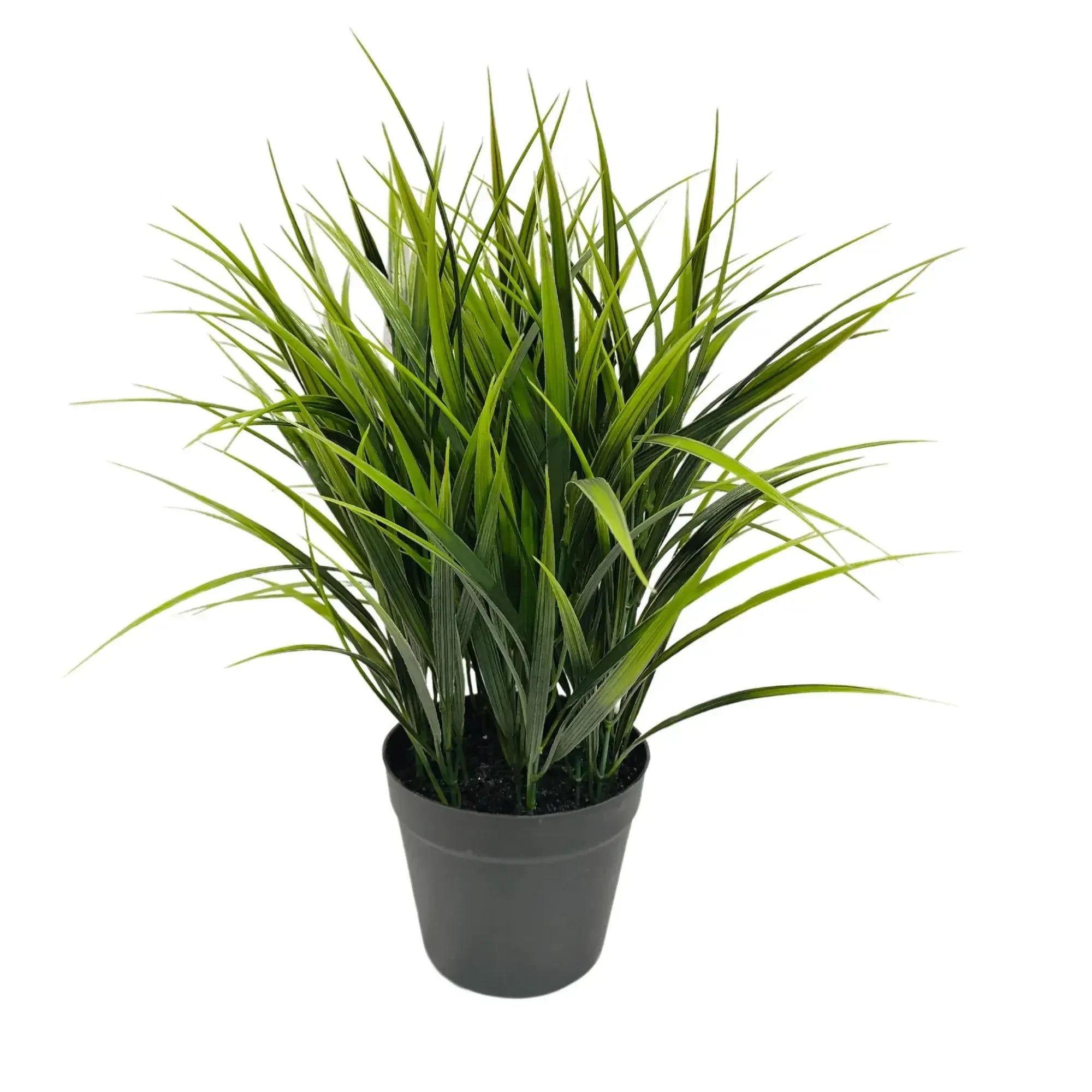 Potted Artificial Grass Plant Dense Green Grass UV Resistant 38cm